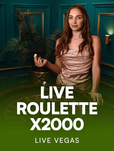 Game card image for Live Roulette X2000